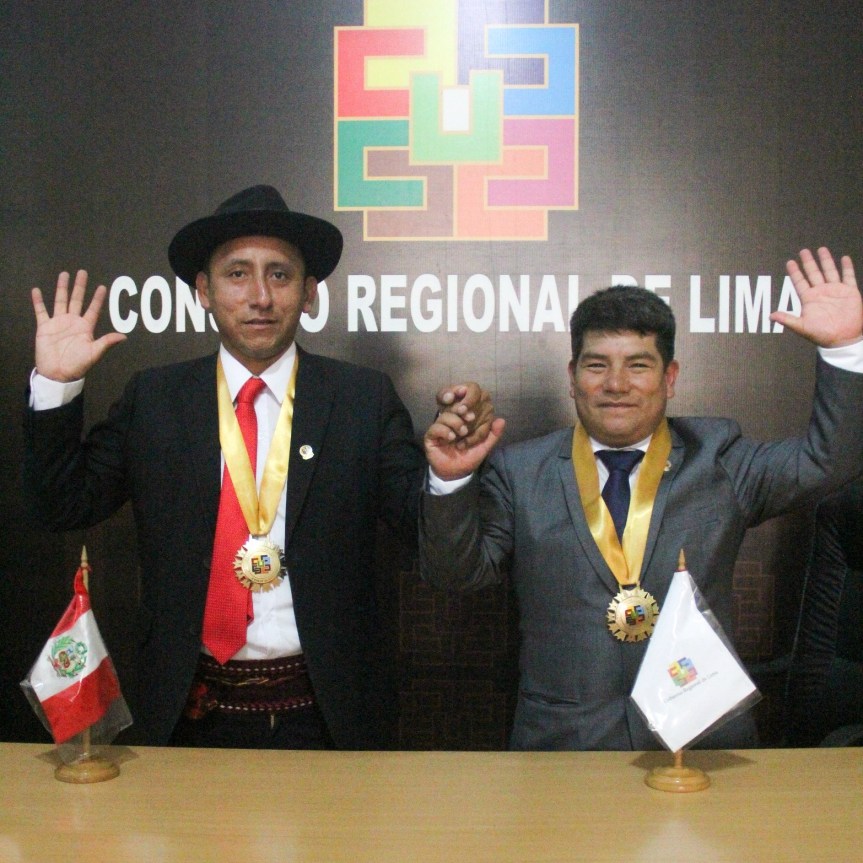 Consejo Regional de Lima juramentó a su nuevo presidente y vicepresidente para el periodo&nbsp;2024