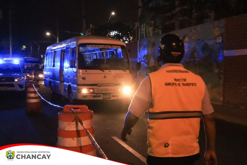 Ejecutan operativo inopinado para mejorar el tránsito en&nbsp;Chancay
