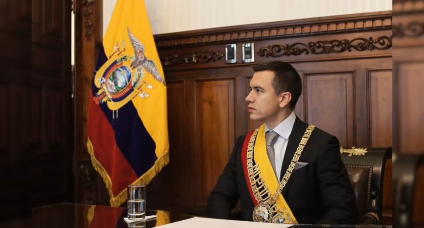 Daniel Noboa decreta conflicto armado interno y ordena la salida de militares en&nbsp;Ecuador