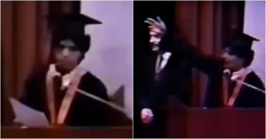 Hermana de Pedro Suárez Vértiz comparte un tierno recuerdo de la graduación del&nbsp;cantante