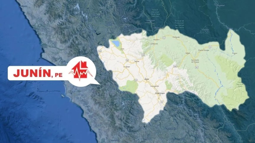 Un sismo de magnitud 3.7 remeció la región Junín esta&nbsp;madrugada