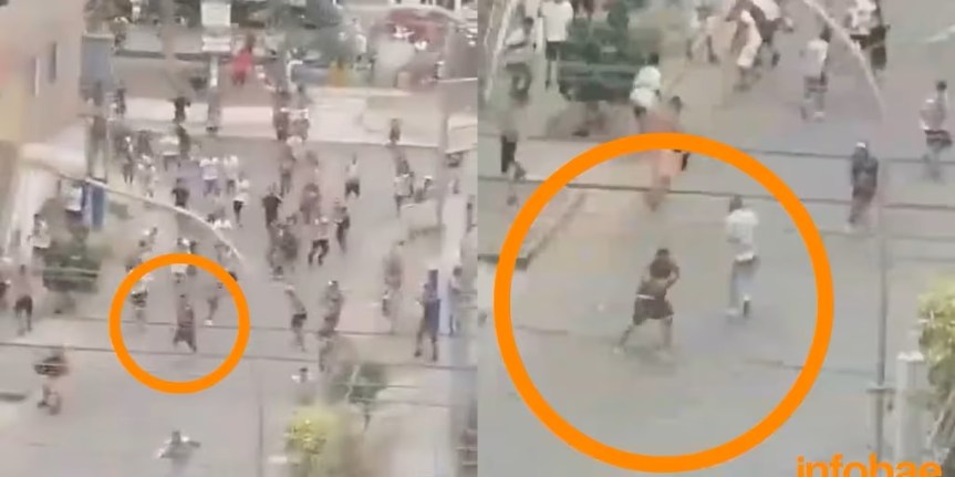 El video del preciso momento en que un barrista de Universitario dispara contra dos niños en Santa&nbsp;Anita