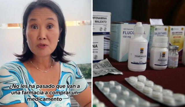 Keiko critica monopolio de medicamentos, pero le recuerdan que su bancada se opuso a fármacos&nbsp;genéricos