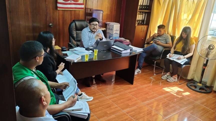 Reunión de soporte técnico para la implementación del SCI en la Municipalidad de&nbsp;Aucallama