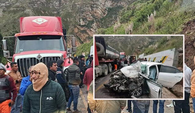 Carretera Central: 2 personas mueren tras violento choque de camión contra&nbsp;automóvil