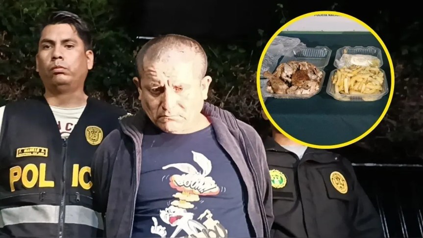 Intervienen a trabajador de ‘Maranguita’ que intentó ingresar celular y drogas escondidos en pollo a la&nbsp;brasa