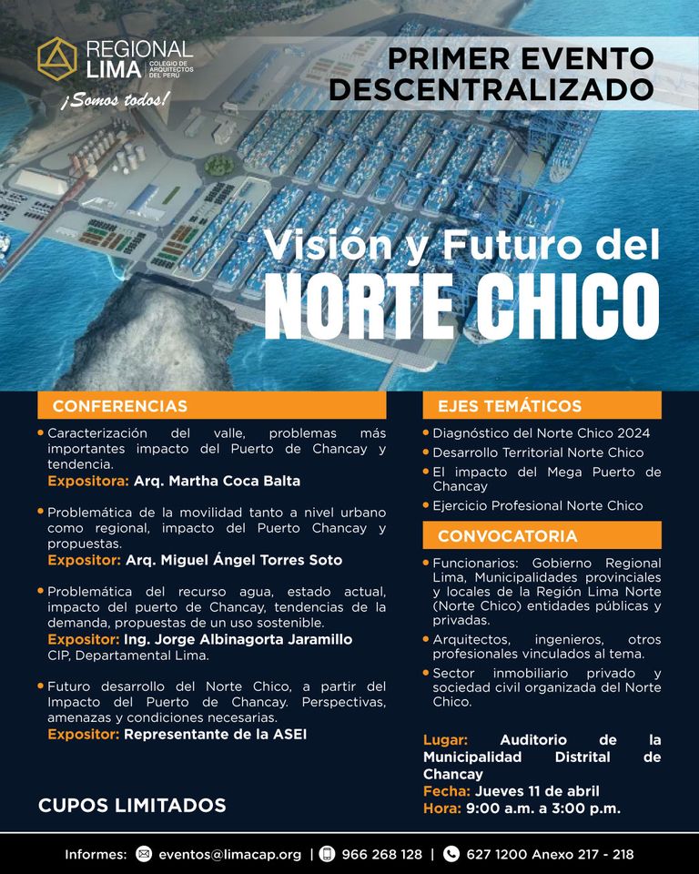 Primer evento descentralizado: “Visión y Futuro del Norte&nbsp;Chico”