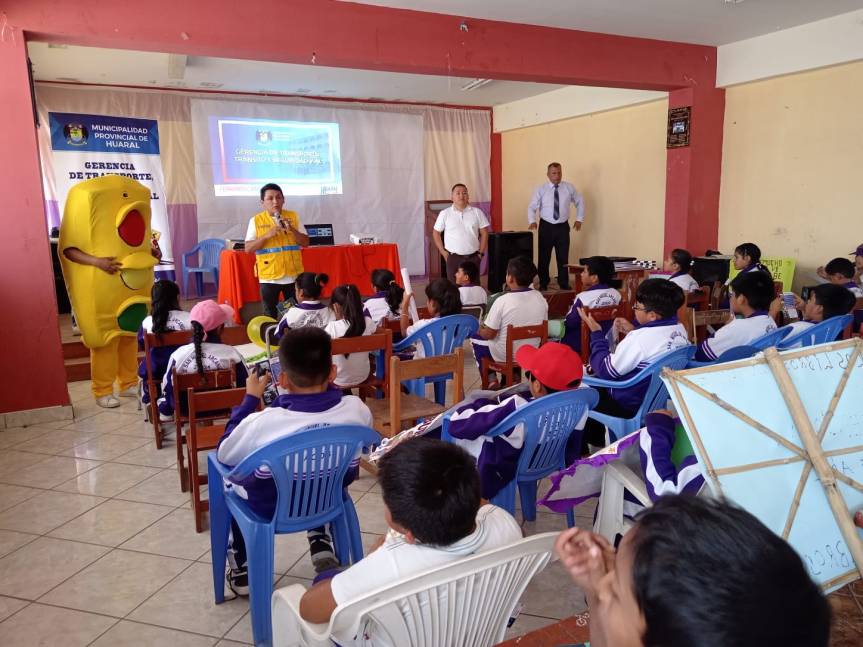 Jornada de educación vial «Caminando Seguro» llega a la institución educativa n°20424 San Miguel Arcángel de&nbsp;Acos