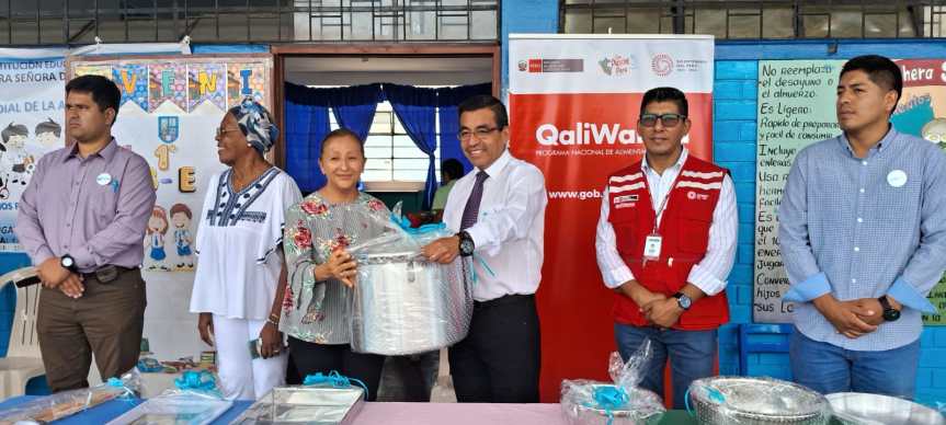 Lima Provincias: Qali Warma supervisa entrega de menaje por parte de la Municipalidad Provincial de Huaura a instituciones&nbsp;educativas
