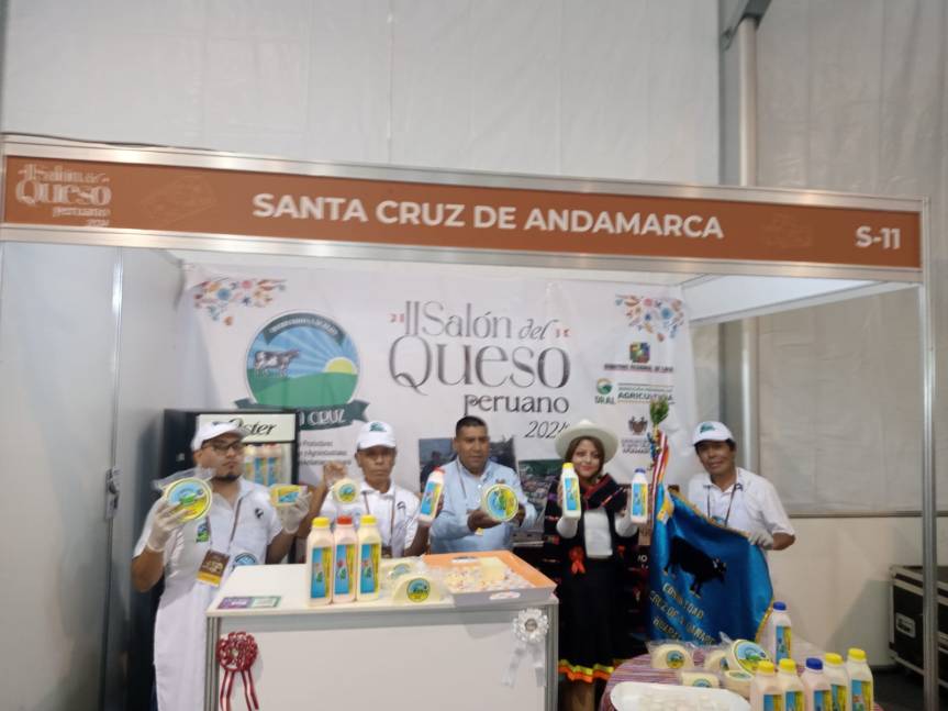 Santa Cruz de Andamarca brilla en el II Salón del Queso Peruano&nbsp;2024