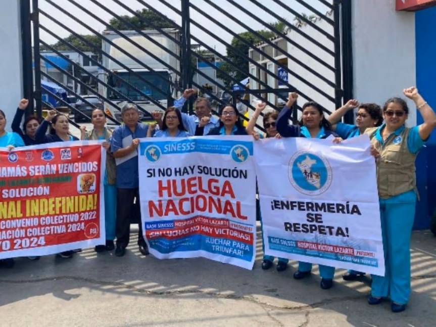 Trabajadores de Essalud inician huelga nacional indefinida por incumplimientos de&nbsp;acuerdo