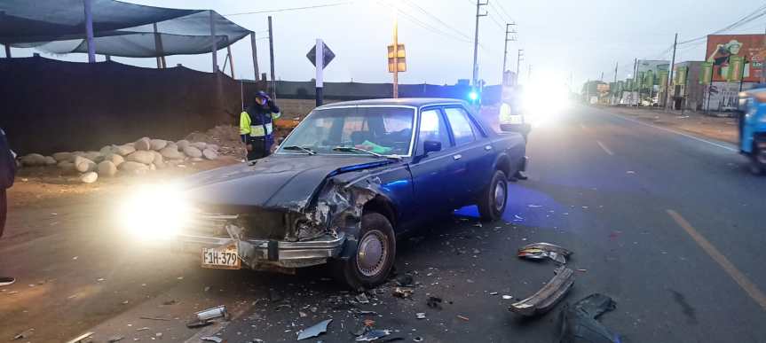 Accidente de tránsito en Huaral: vehículo invadió carril y se dio a la&nbsp;fuga