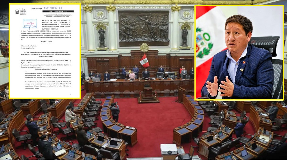 Congresista Guido Bellido presentó proyecto de ley que reinstaura la ...