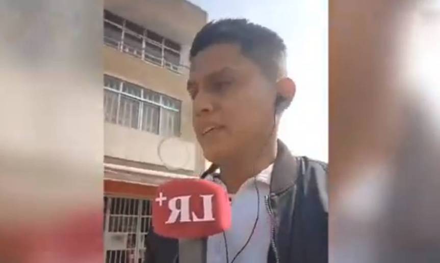 Roban teléfono a periodista peruano en plena transmisión en&nbsp;vivo