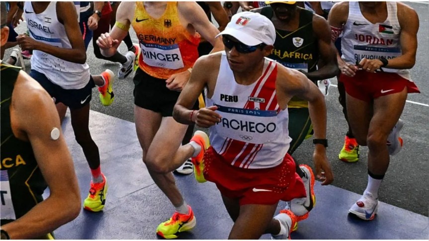 No pudo terminar: Cristhian Pacheco abandonó la maratón masculina de los Juegos Olímpicos París&nbsp;2024
