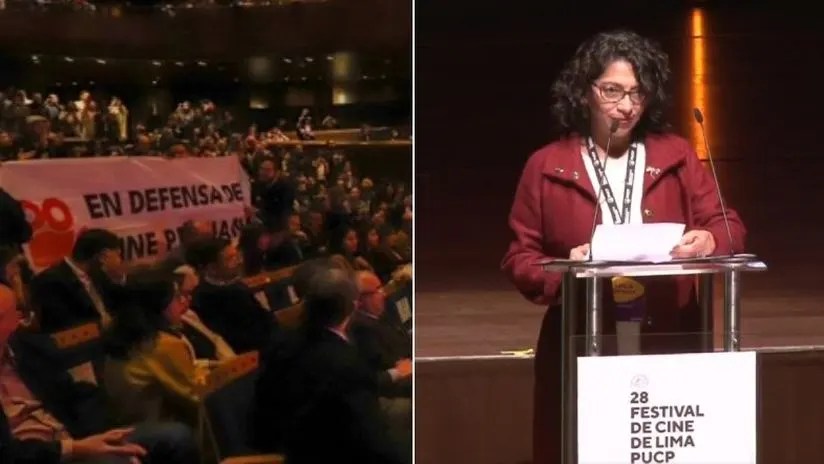 Ministra de Cultura fue abucheada durante inauguración del Festival de Cine de&nbsp;Lima