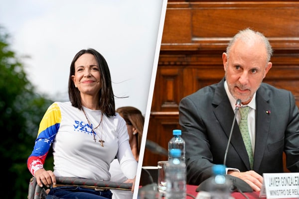 María Corina Machado agradece respaldo de canciller y gobierno peruano: «Sabemos que contamos con&nbsp;Perú»
