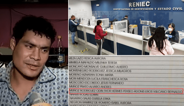 Hermanos de SURCO tienen los nombres más largos del PERÚ: conoce a «Odín Thor Hermes…» y «Yavé Jehová&nbsp;Israel…»