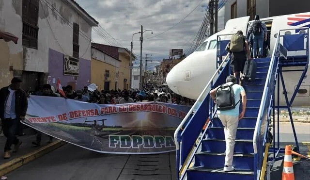 Oscorima abandonó Ayacucho sin firmar acta con manifestantes de Tambillo y&nbsp;Acocro
