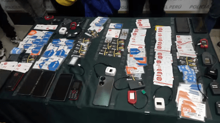 Incautan mil tarjetas SIMS y detienen a once personas en&nbsp;Huancayo