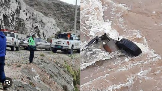 La Oroya: Auto cae al río Mantaro dejando un muerto y cuatro&nbsp;heridos