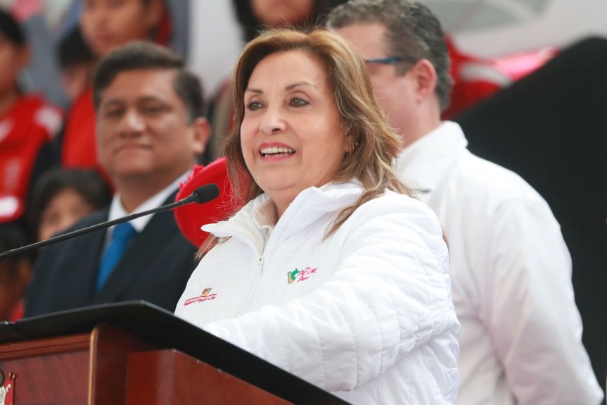 Los Olivos: vecinos rechazan la presencia de la presidenta Dina&nbsp;Boluarte