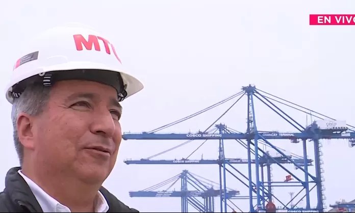 Raúl Pérez Reyes resaltó inversión en el megapuerto de&nbsp;Chancay