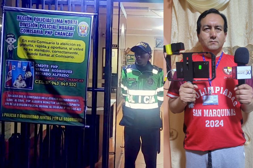 Huaral: Efectivos policiales impiden ingreso de periodista a losa deportiva de&nbsp;comisaría