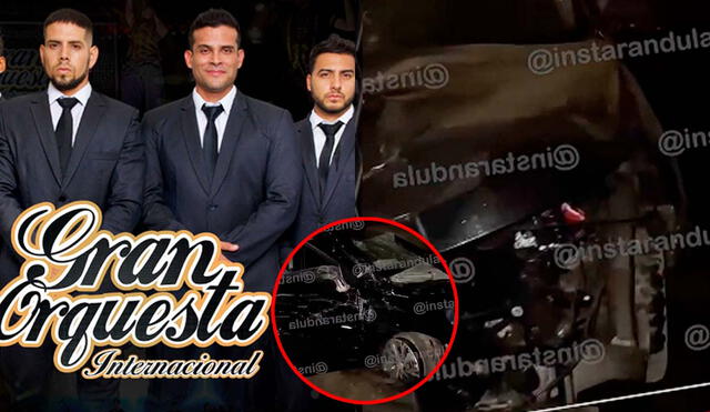 Auto de miembro de La Gran Orquesta Internacional de Christian Domínguez quedó destrozado tras accidente: filtran impactantes&nbsp;imágenes