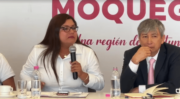 Gobernadora de Moquegua lloró por afirmaciones del ministro de&nbsp;agricultura