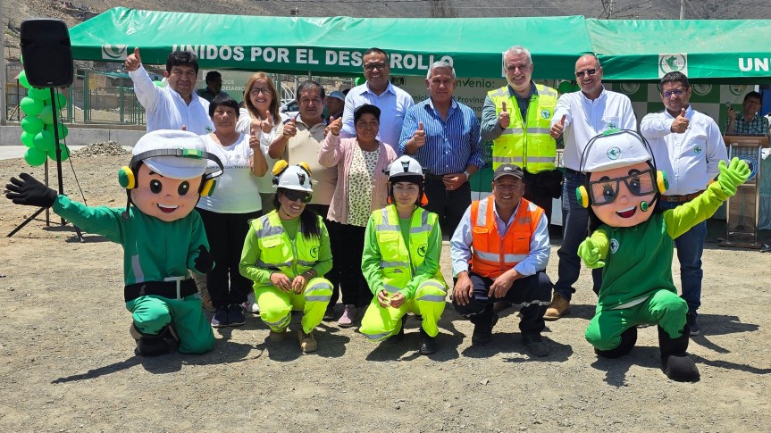 En trabajo articulado, la MPH y Colquisiri firmaron convenio que permitirá la construcción de la plaza principal de Nueva&nbsp;Estrella