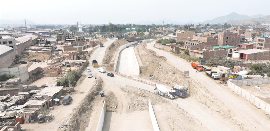 Contraloría alerta incertidumbre en culminación de obra para evitar inundaciones en quebrada&nbsp;Huaycoloro