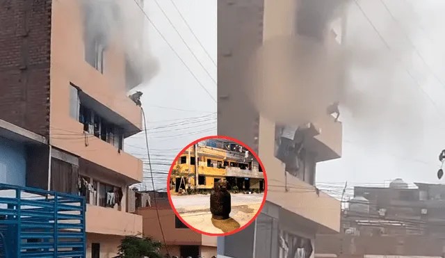 Tres menores sobreviven a incendio tras saltar desde una ventana en&nbsp;Chorrillos