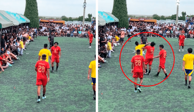 Christian Cueva protagoniza tenso careo: mete ‘cachetadón’ a rival durante amistoso en&nbsp;Trujillo