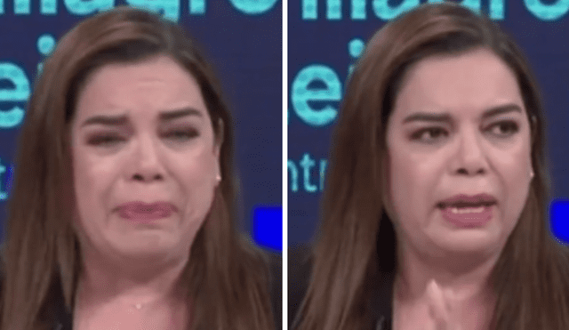 Milagros Leiva interrumpe su programa tras enterarse EN VIVO del fallecimiento de su padre: «Tengo que&nbsp;irme»