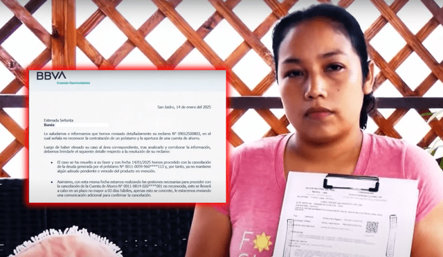 BBVA se pronuncia y cancela deuda fraudulenta de S/20.000 tras denuncia de usuaria: intereses superaba los&nbsp;S/40.000