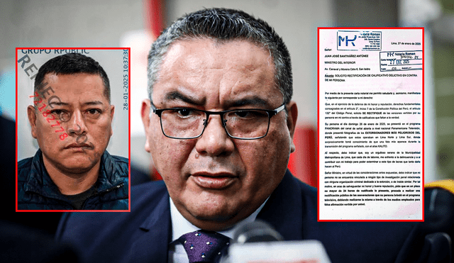 Sereno de la Municipalidad de Lima envía carta notarial a ministro Juan Santiváñez tras confundirlo con un&nbsp;extorsionador