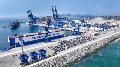 Cosco Shipping Lines anuncia nuevo servicio que unirá a Chancay con&nbsp;Shanghái