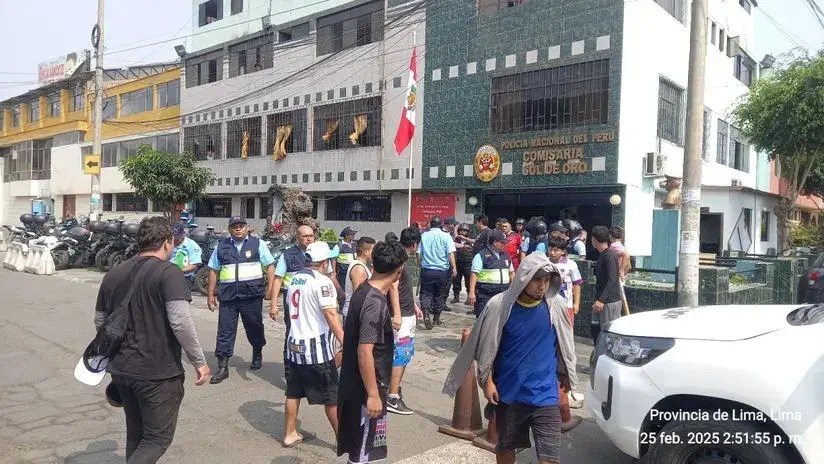 Ladrón fue retenido y golpeado por vecinos de Los Olivos: policías y serenos lo salvaron de ser&nbsp;linchado