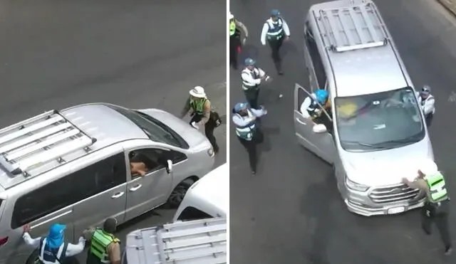 Chofer casi atropella a policía en Ate para evadir intervención operativo: vehículo registra infracciones&nbsp;graves