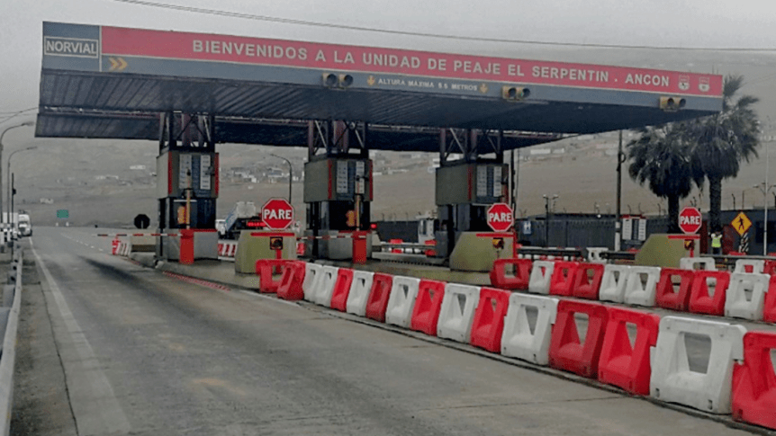 Suspenden temporalmente peaje en Variante de Pasamayo y Serpentín de&nbsp;Pasamayo