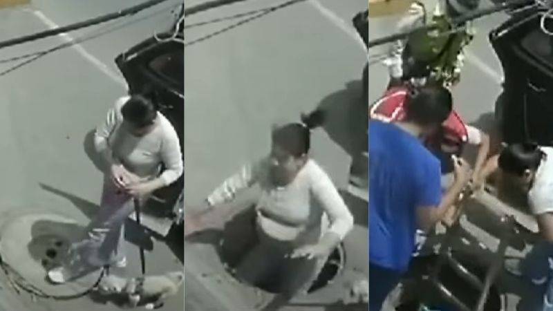 Ancón: mujer cae en buzón tras bajar de mototaxi y sufre lesiones en las&nbsp;costillas