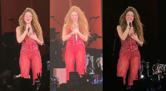 Shakira se quiebra al cantar “Antología” en Estadio&nbsp;Nacional