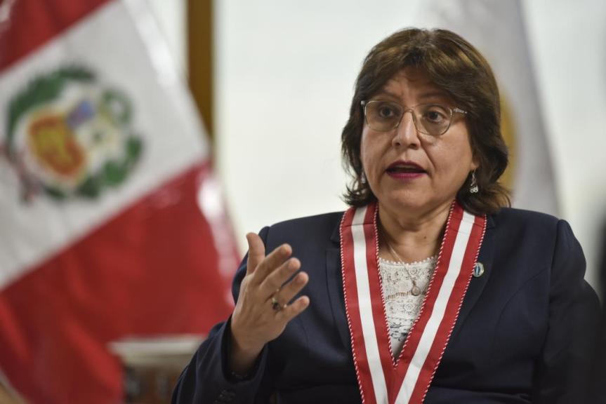 Fiscal de la Nación: «Lamento las declaraciones destempladas de Dina&nbsp;Boluarte»