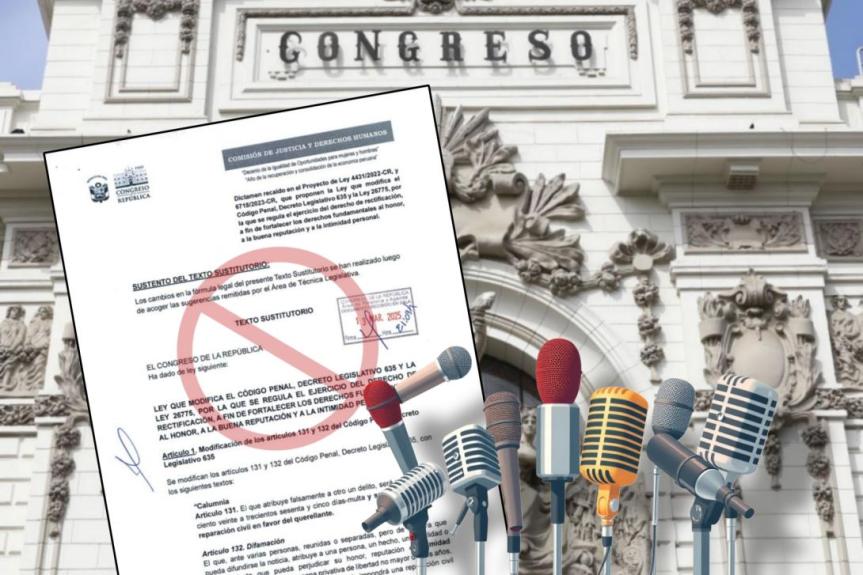 Ley mordaza contra la prensa: segunda votación en la agenda del&nbsp;Congreso