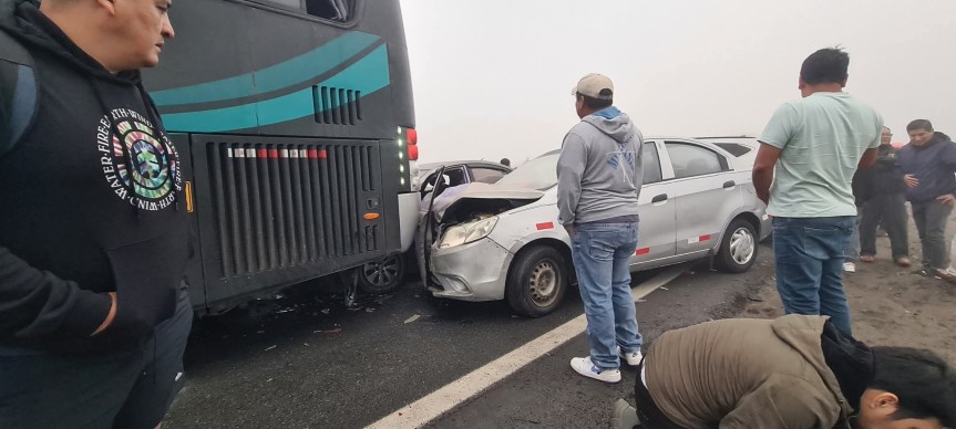 Variante de Pasamayo se tiñe de sangre: bus se vuelca, deja un muerto y 33&nbsp;heridos