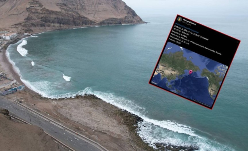 Cancelan alerta de tsunami en todo el litoral peruano: aquí los&nbsp;detalles