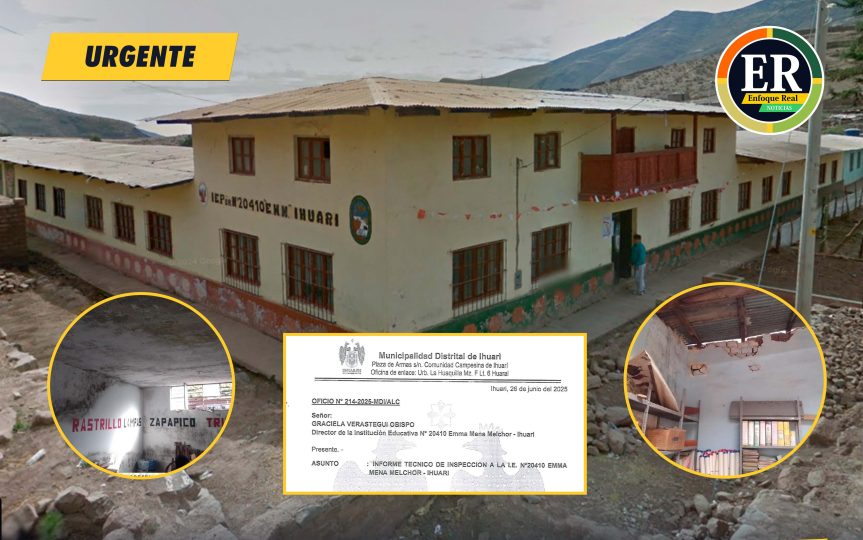 Declaran inhabitable a la I. E.  Emma Mena Melchor de&nbsp;Ihuari