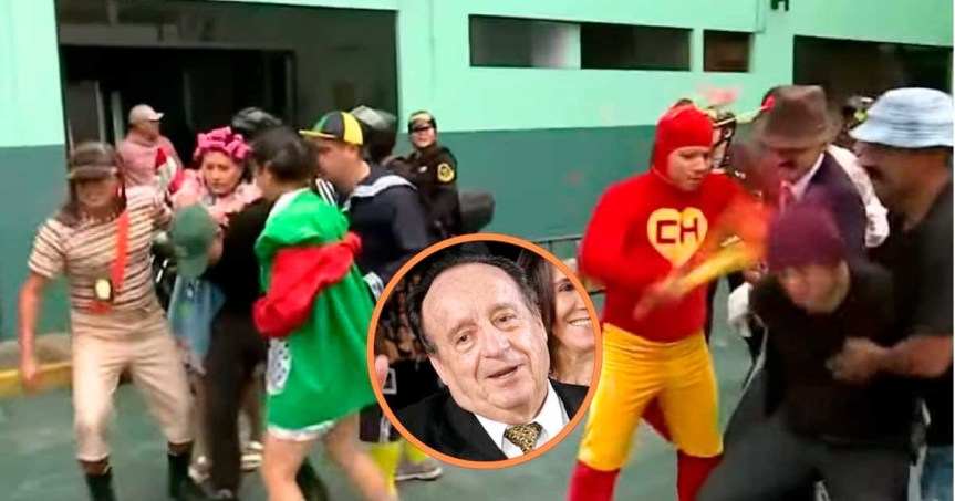 Policías del Grupo Terna se disfrazan de personajes de Chespirito para capturar a&nbsp;delincuentes