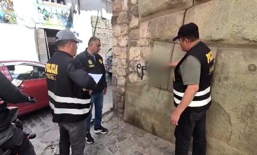 Cusco: liberan a mujer que pintó muro inca porque el Mincul no presentó el informe de valoración de daños a la&nbsp;Fiscalía